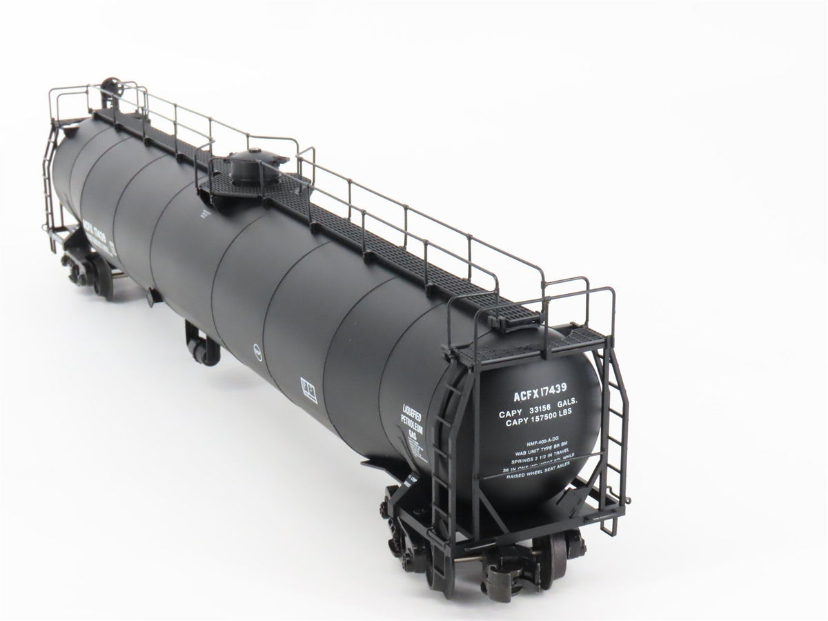 O Gauge 3-Rail Atlas 6401-2 ACFX 33,000 Gallon Tank Car #17439