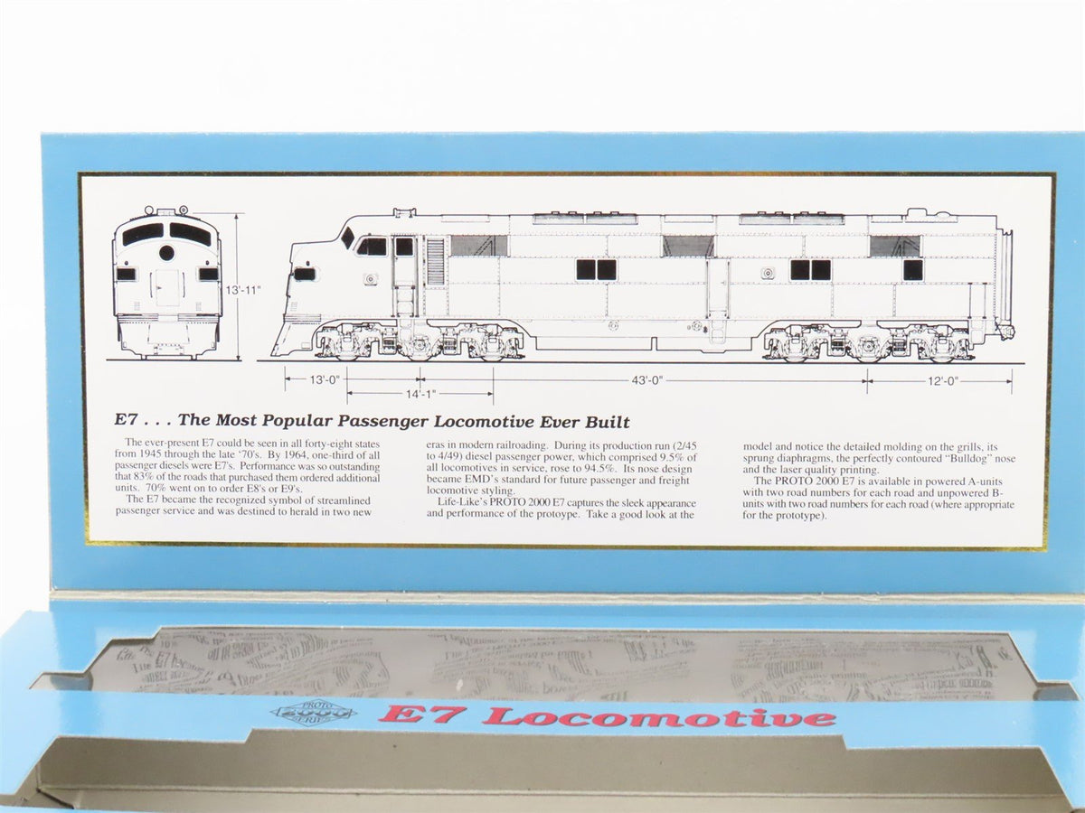 HO Scale Proto 2000 21058 B&amp;O Baltimore &amp; Ohio E7A Diesel Locomotive #66