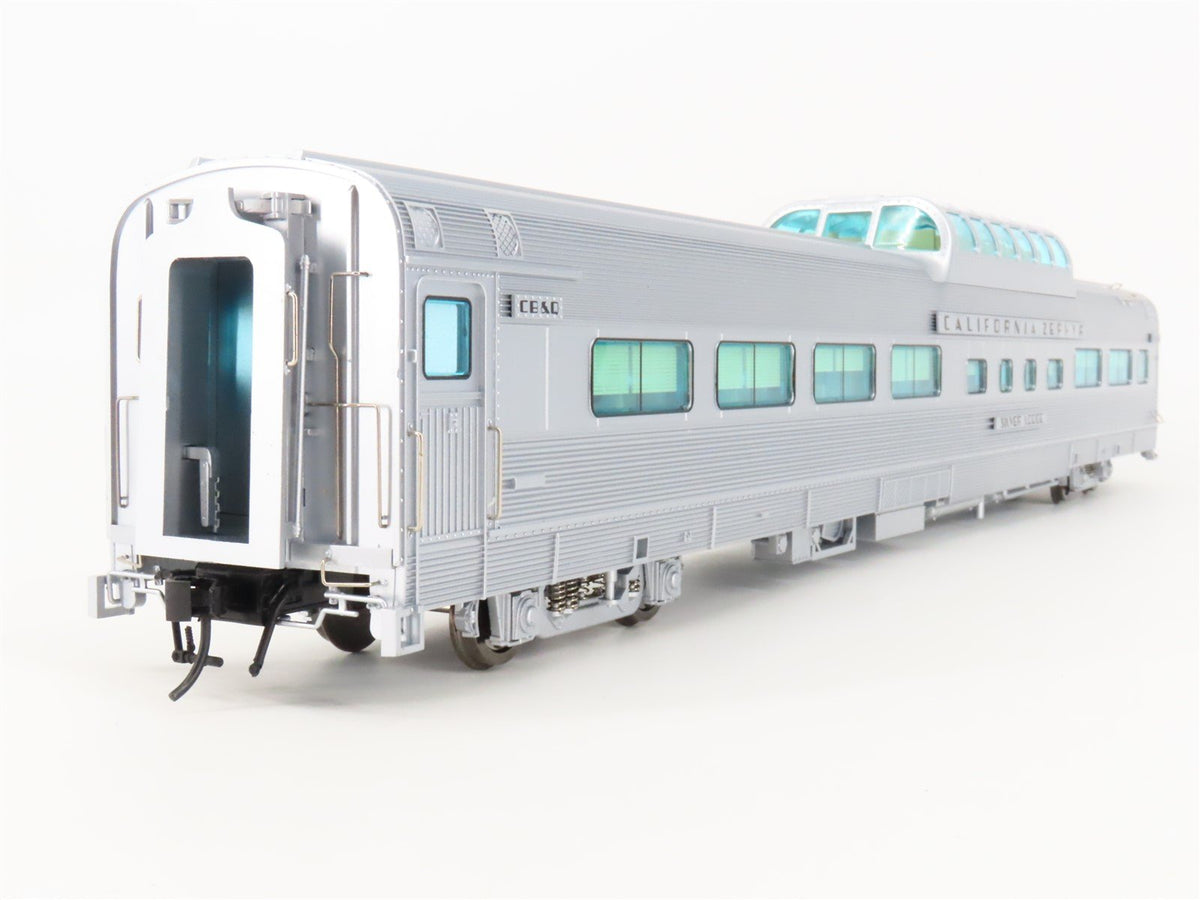 O 2-Rail Atlas 3002151-3 CB&amp;Q California Zephyr Dome Passenger &quot;Silver Lodge&quot;