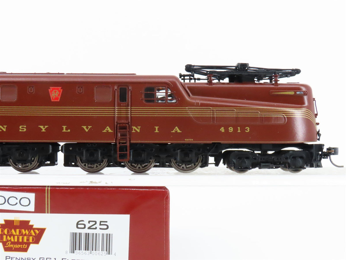 HO Scale Broadway Limited BLI 625 PRR Tuscan GG1 Electric #4913 w/ DCC &amp; Sound