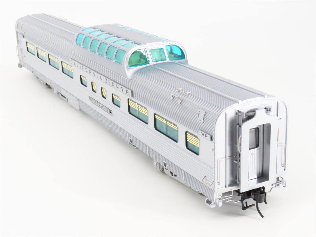 O 2-Rail Atlas 3002153-2 WP California Zephyr Dome Passenger &quot;Silver Feather&quot;