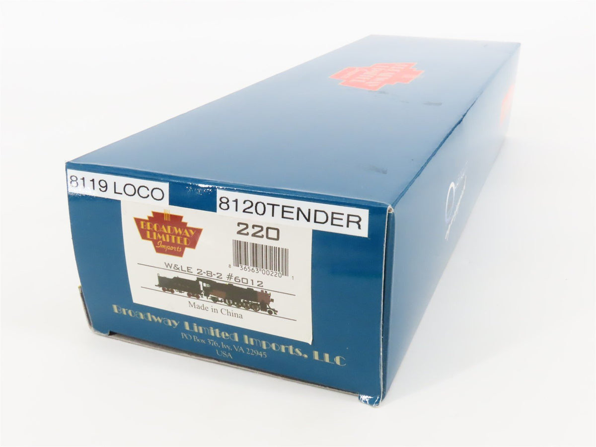 HO Scale Broadway Limited BLI 220 WLE Railway 2-8-2 Steam #6012 w/ DCC