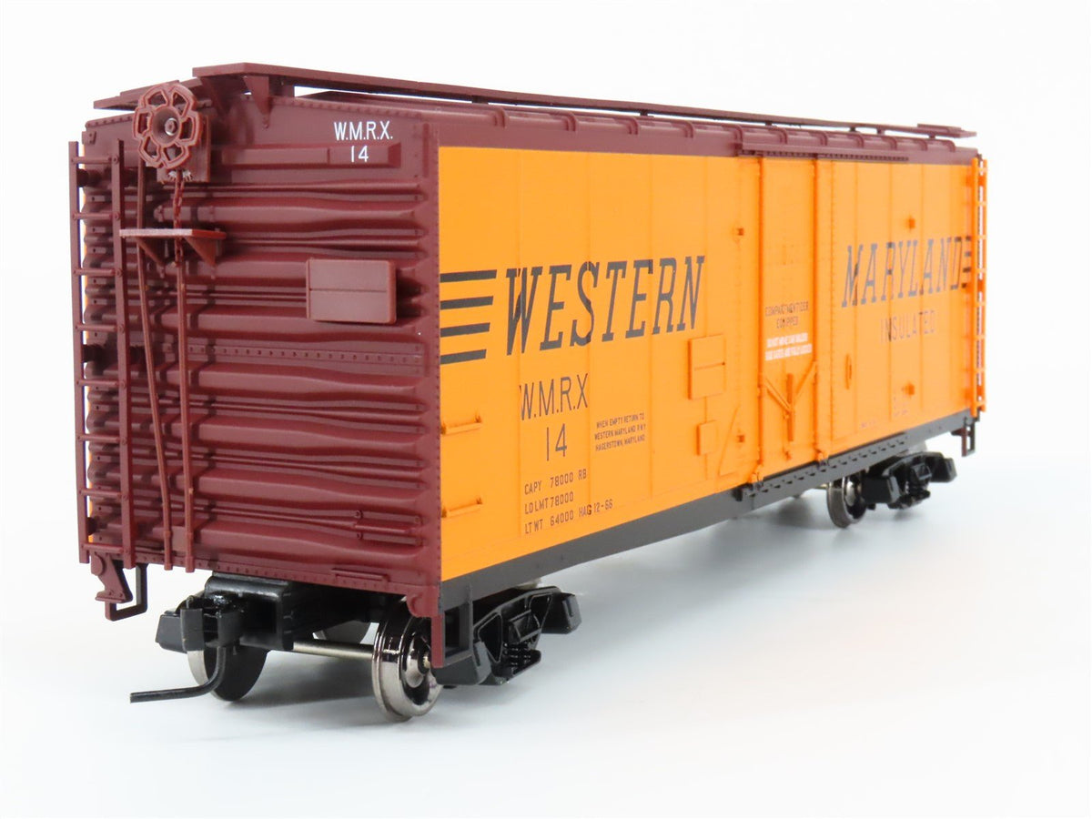 O Scale 2-Rail Atlas Trainman 0588-2 WMRX Western Maryland 40&#39; Box Car #14