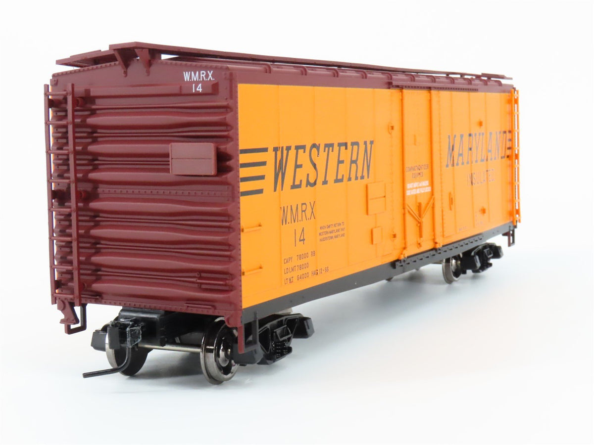 O Scale 2-Rail Atlas Trainman 0588-2 WMRX Western Maryland 40&#39; Box Car #14