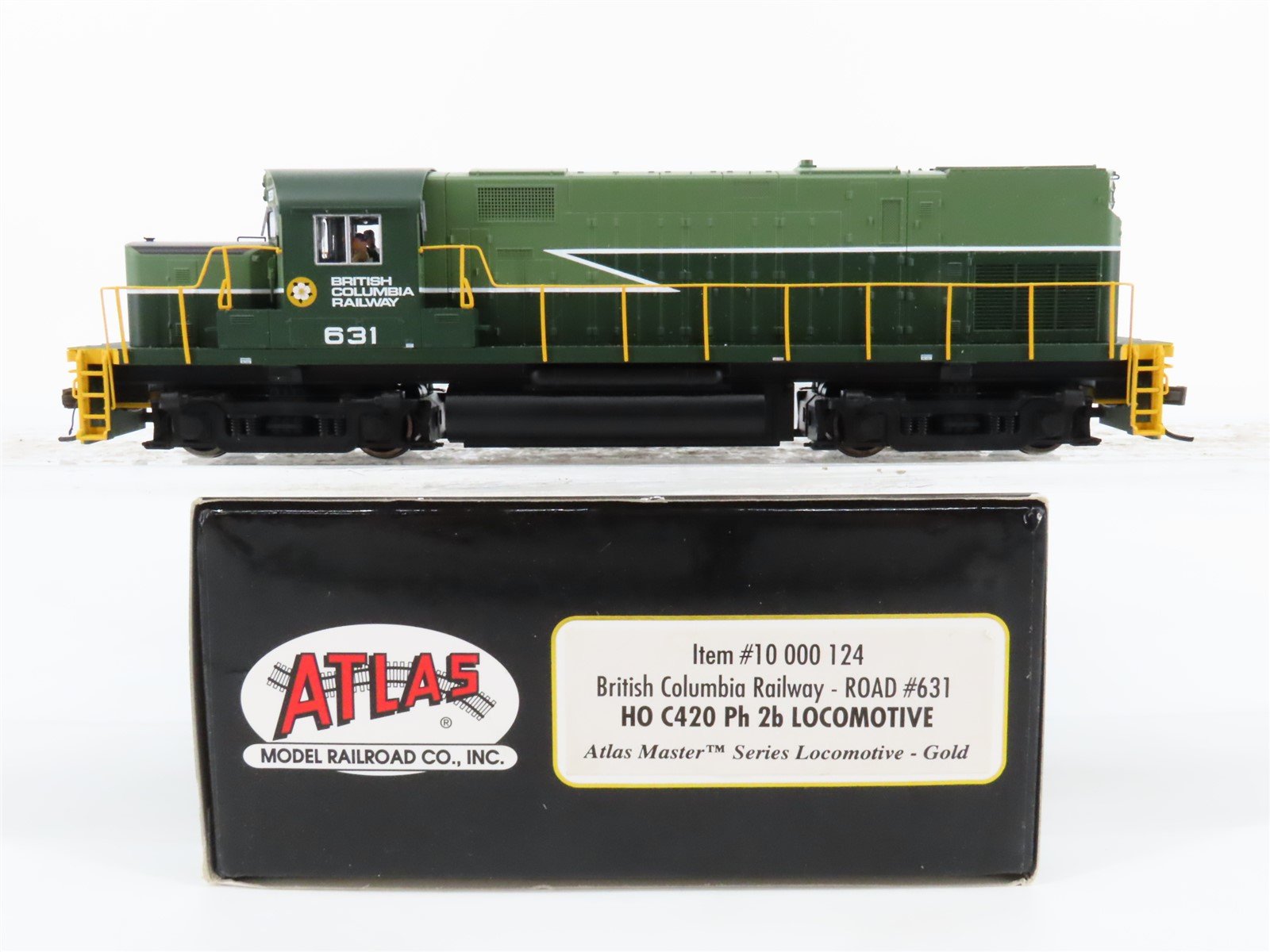 HO Scale Atlas Master Gold 10000124 BCOL Railway C420 Diesel Loco #631 w/ DCC