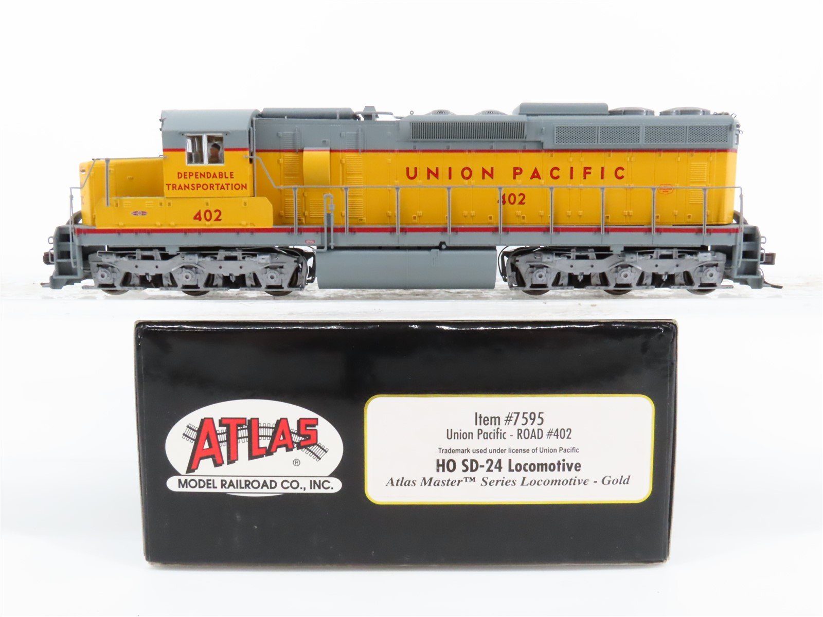 HO Scale Atlas Master Gold 7595 UP Union Pacific SD24 Diesel #402 w/ DCC