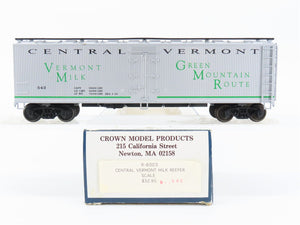 O Scale 2-Rail Crown Model Products R-8003 CV Central Vermont Reefer #542