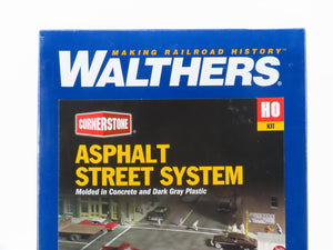 HO 1/87 Scale Walthers Cornerstone Kit #933-3194 Asphalt Street System - SEALED