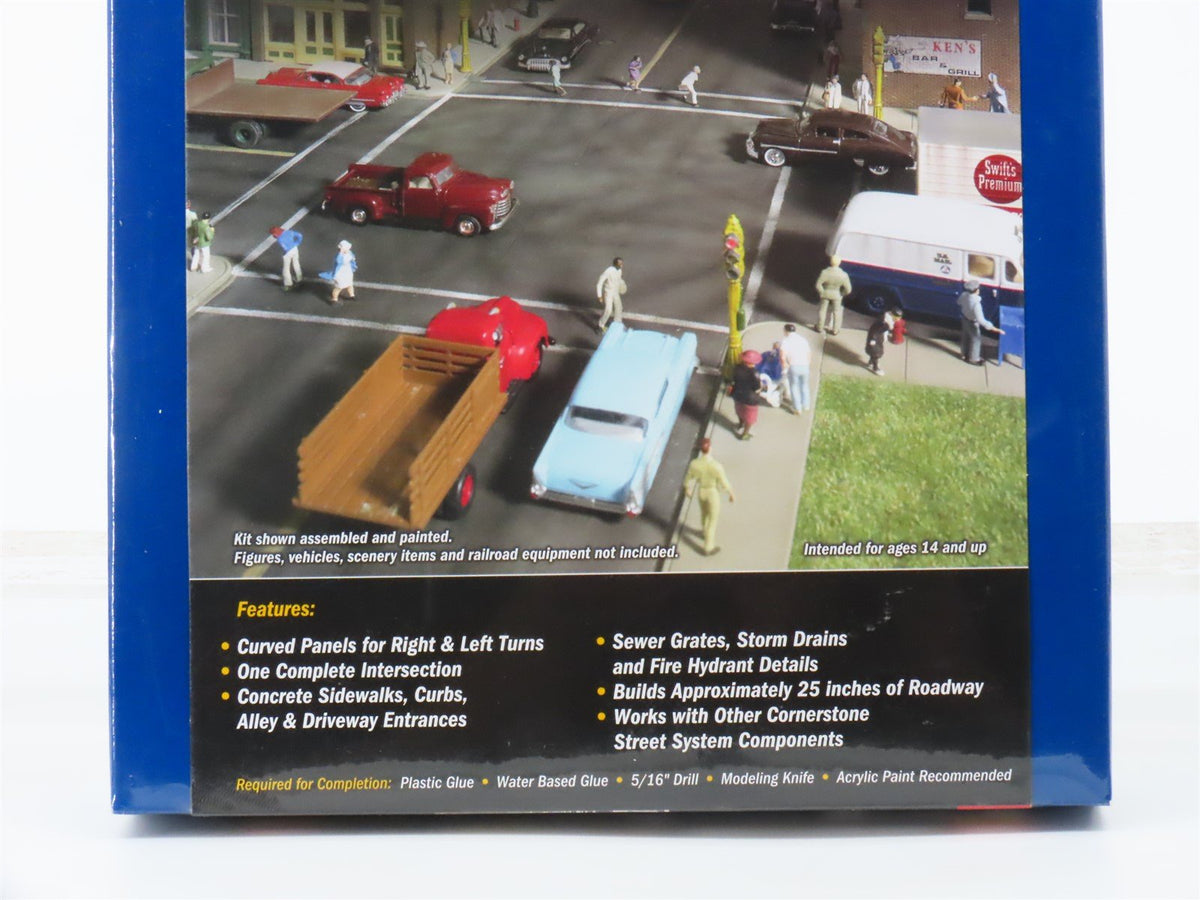 HO 1/87 Scale Walthers Cornerstone Kit #933-3194 Asphalt Street System - SEALED