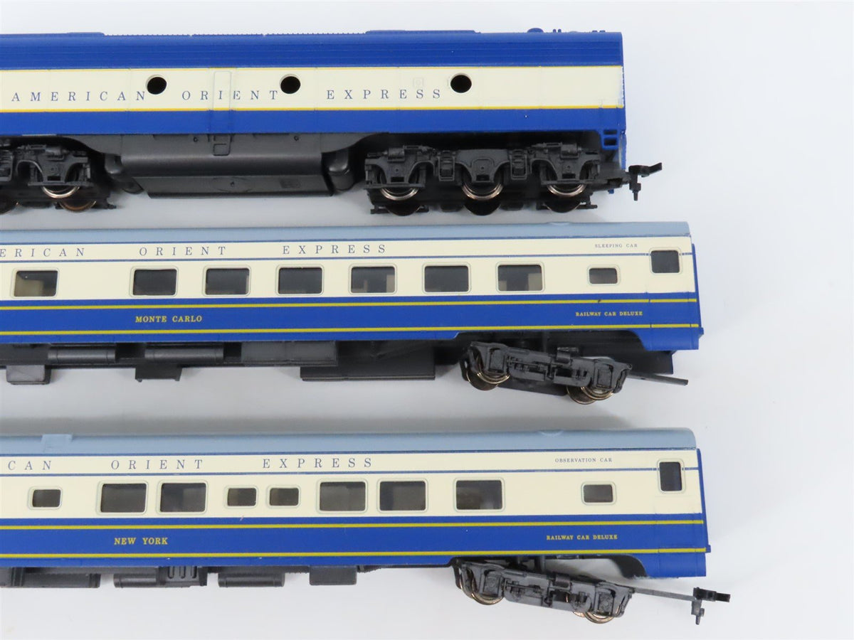 HO Scale Rivarossi 0824 American Orient Express E8A/A Diesel Passenger Train Set