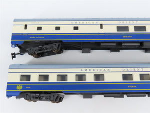 HO Scale Rivarossi 0824 American Orient Express E8A/A Diesel Passenger Train Set