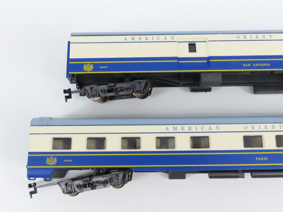 HO Scale Rivarossi 0824 American Orient Express E8A/A Diesel Passenger Train Set