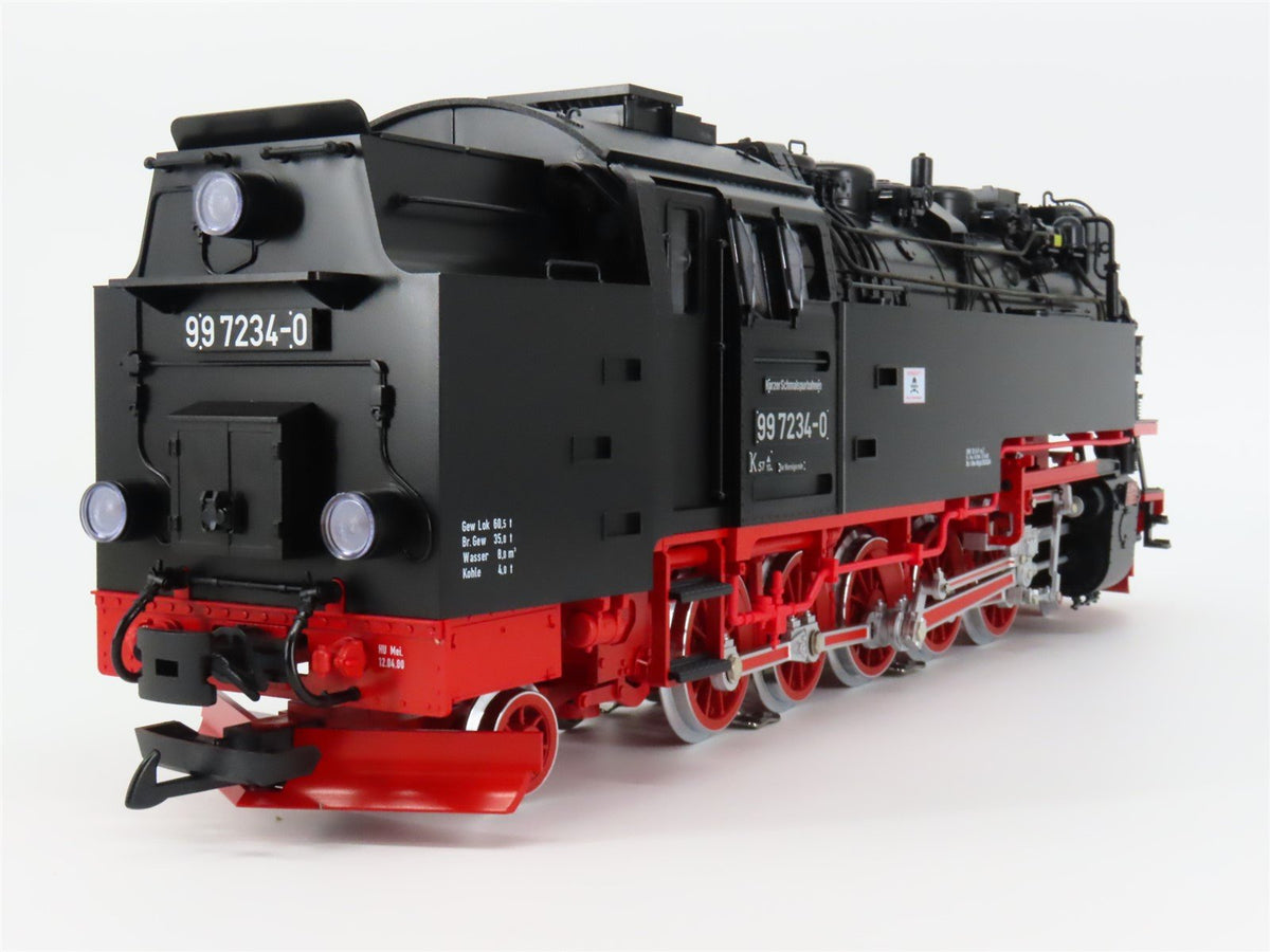 G Scale LGB 24812 DR Harz Railways 2-12-2T BR99 Steam #7234-0 w/ DCC &amp; Sound