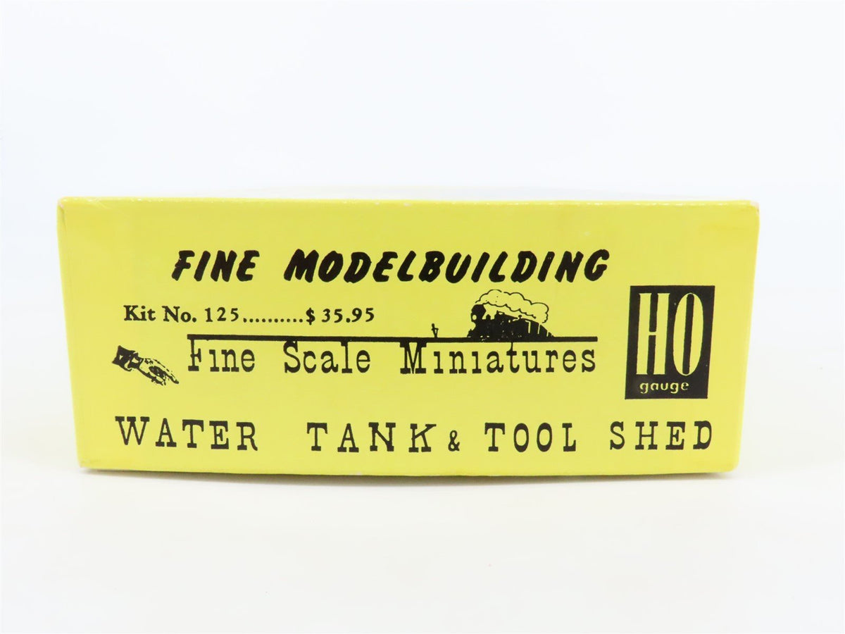 HO Scale Fine Scale Miniatures Kit #125 Water Tank &amp; Tool Shed