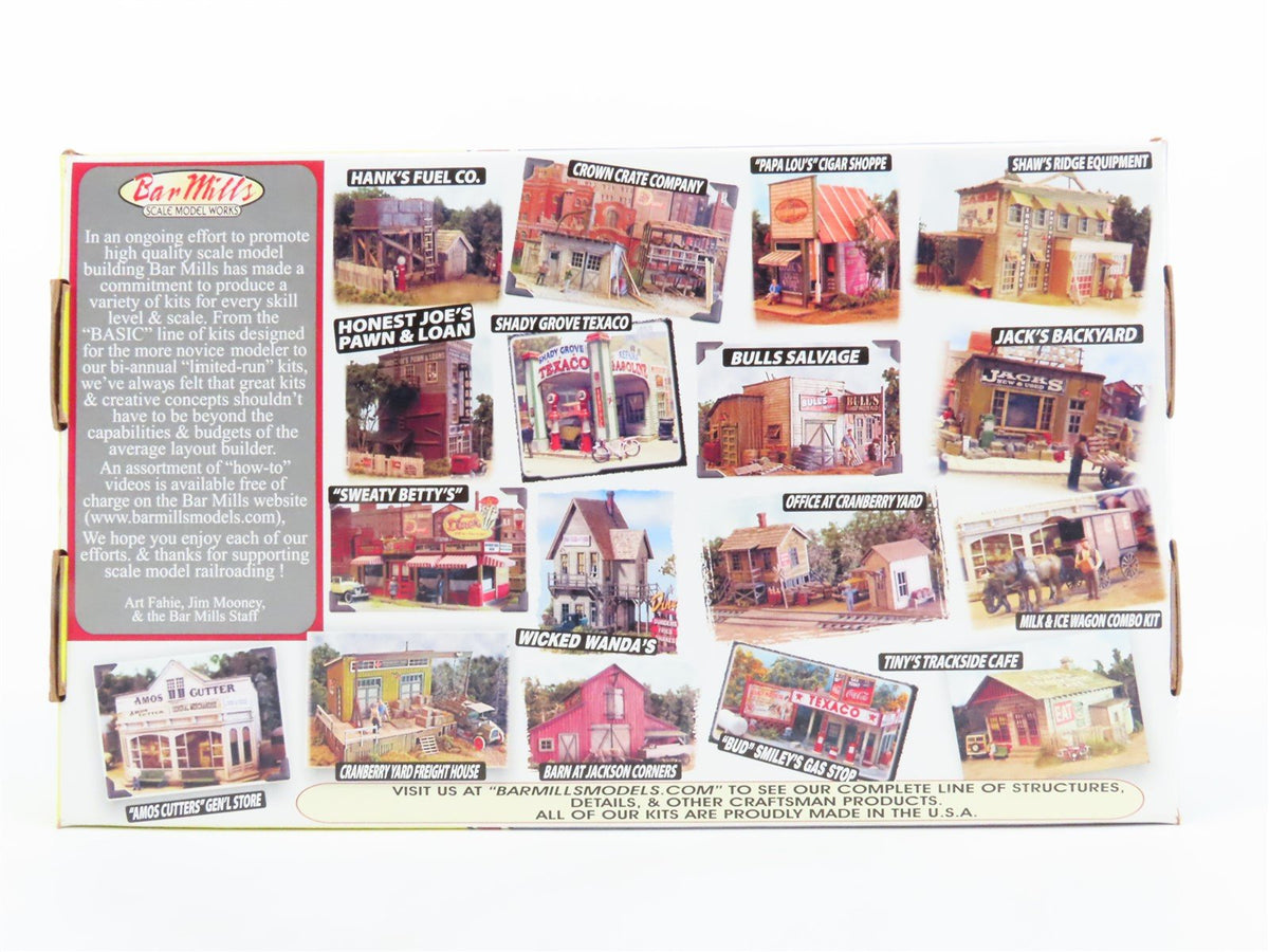 HO Bar Mills Laser-Cut Craftsman Kit #0252 Jerry&#39;s Small Engine Repair - SEALED