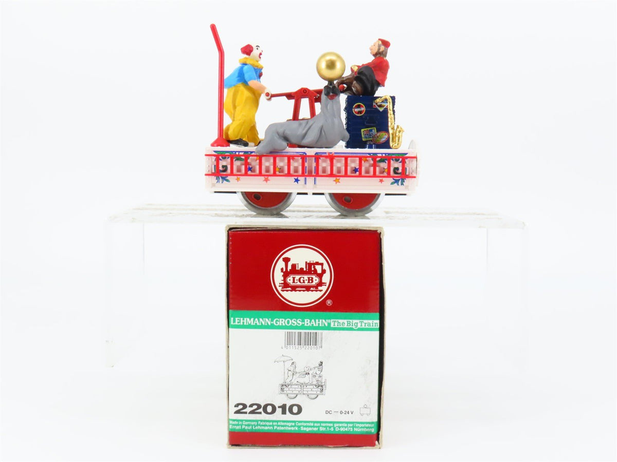 G Scale LGB 22010 Clown, Monkey &amp; Seal Animated Circus Rail Car