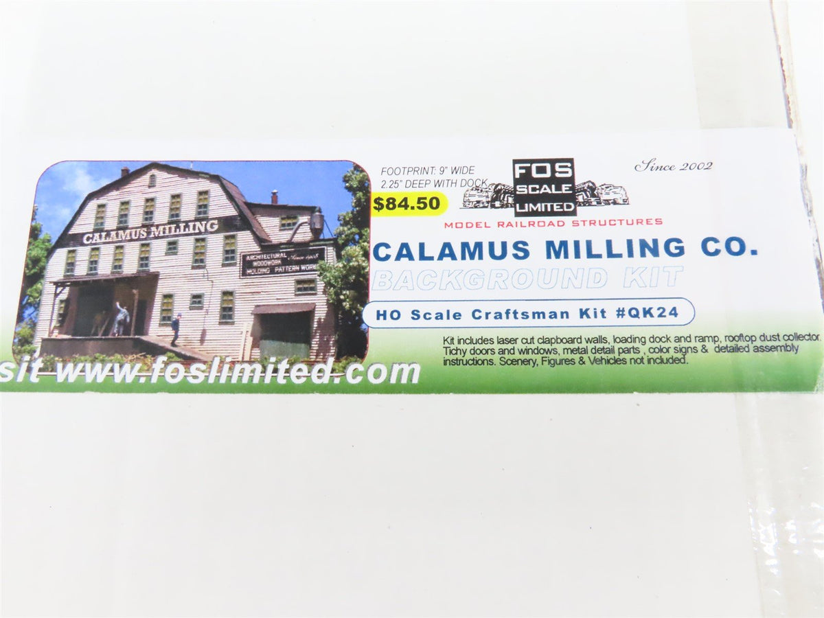 HO Scale FOS Scale Limited Craftsman Background Kit #QK24 Calamus Milling Co.