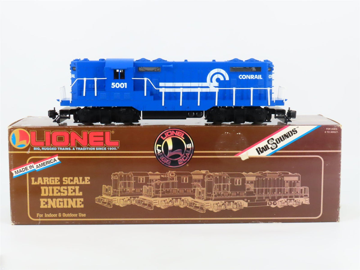 G Scale Lionel 8-85001 CR Conrail EMD GP7 Diesel Locomotive #5001 w/ Sound