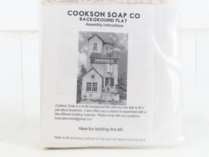 HO Scale FOS Scale Models Craftsman Kit Cookson Soap Co. Background Flat