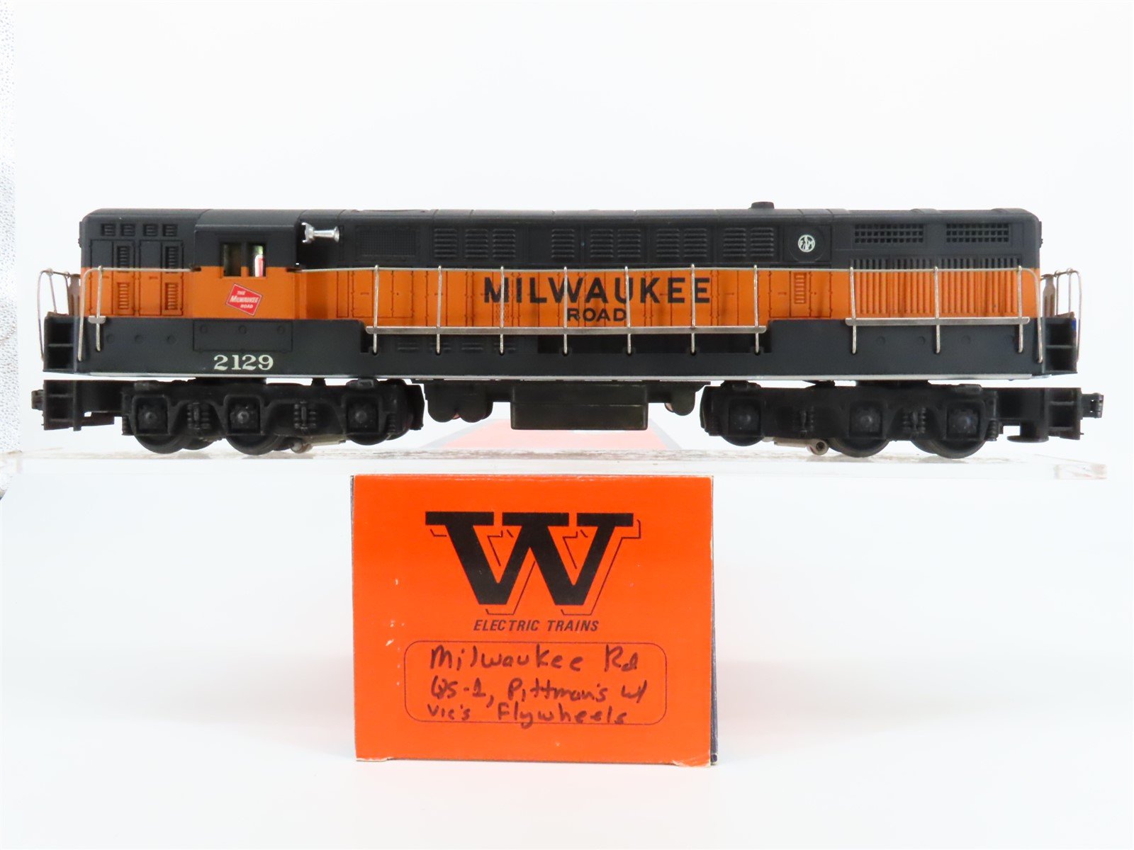 O Gauge 3-Rail Williams MILW Milwaukee Road FM Trainmaster Diesel #2129 w/ Sound