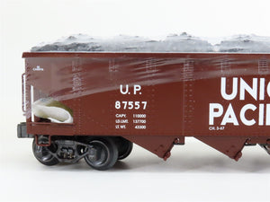 O Gauge 3-Rail K-Line K623-2118A UP Union Pacific 4-Bay Hoppers 4-Pack w/ Load