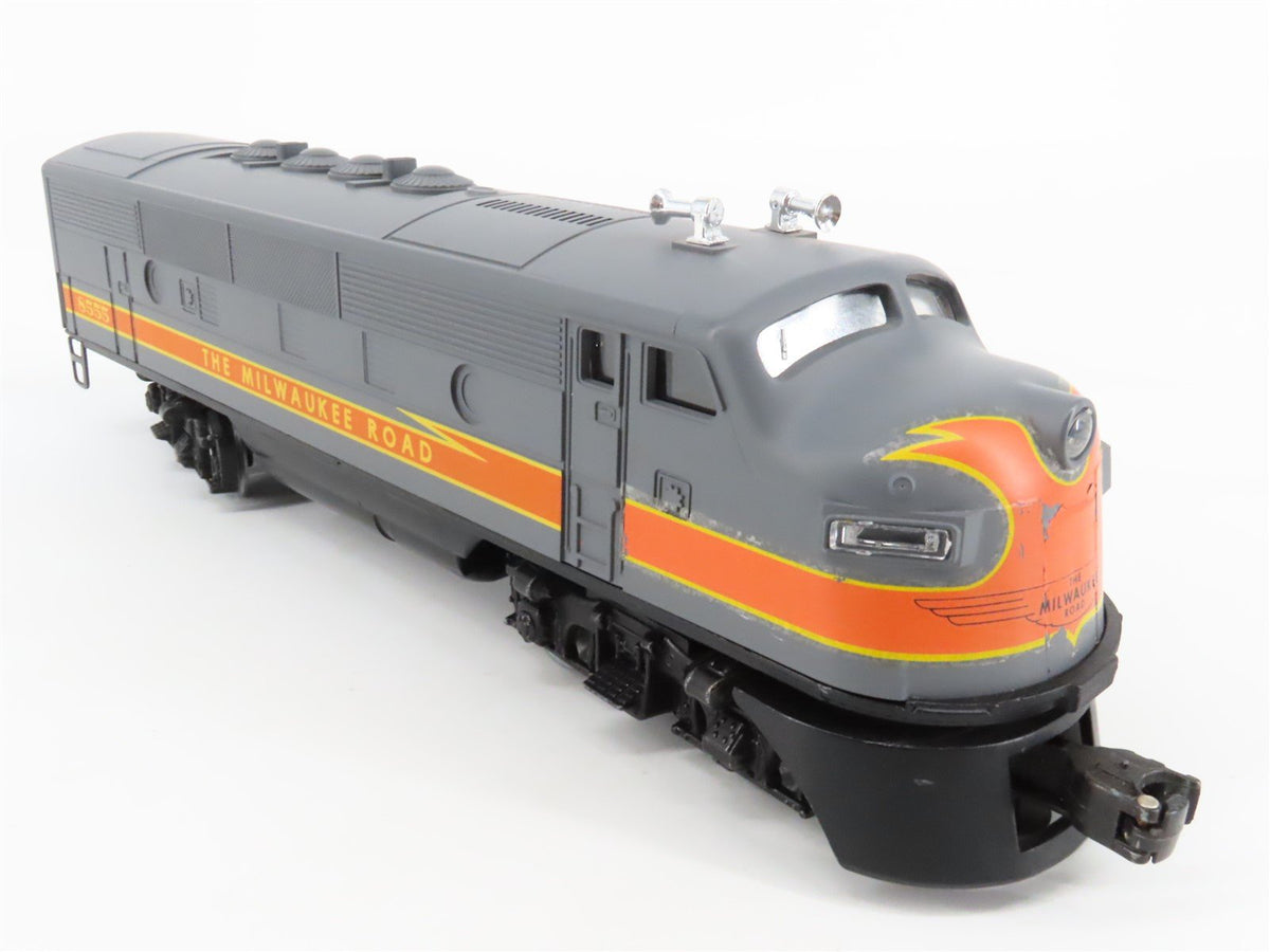 O Gauge 3-Rail Lionel MILW Milwaukee Road EMD F3A Diesel #8555 - Unpowered