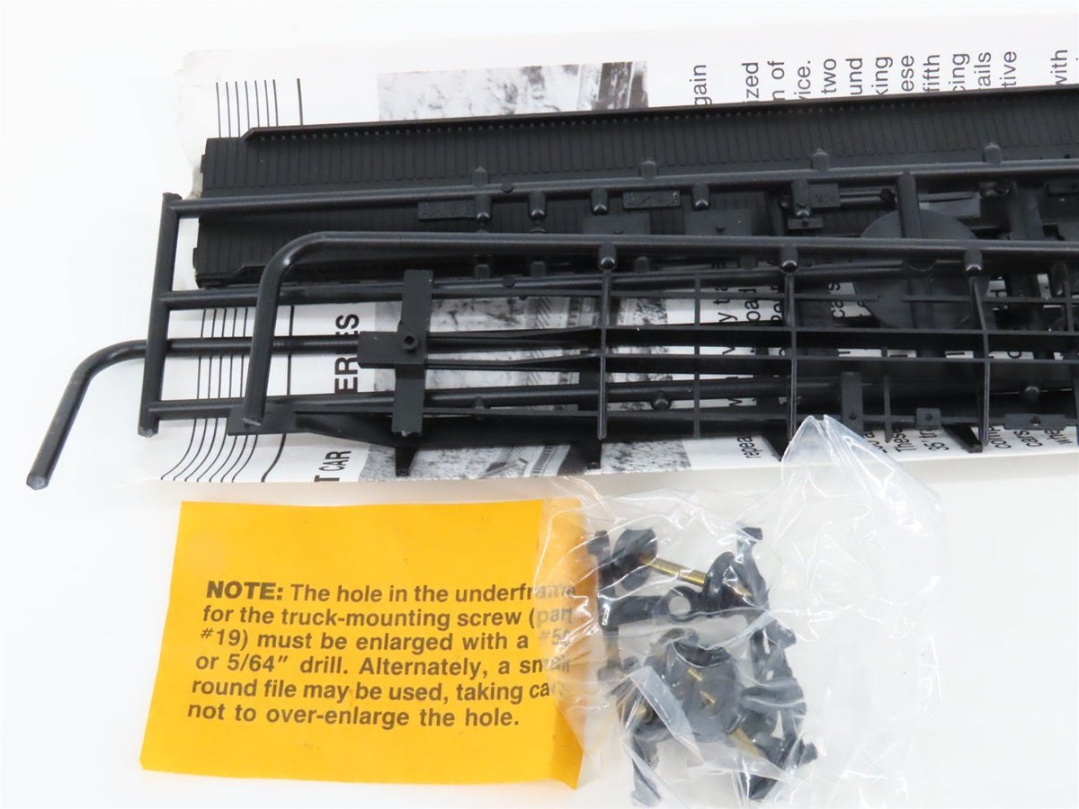 HO Scale LOT of 4 Walthers WAB Wabash / ERIE Railroad 75&#39; TOFC Flat Car Kits