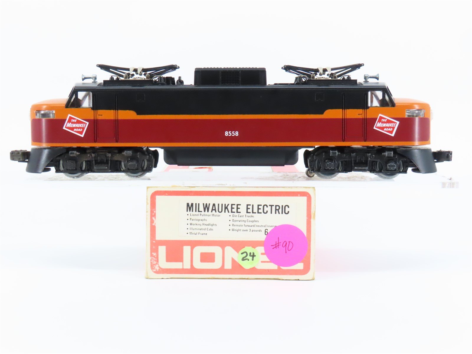 O Gauge 3-Rail Lionel 6-8558 MILW Milwaukee Road Electric Locomotive #8558