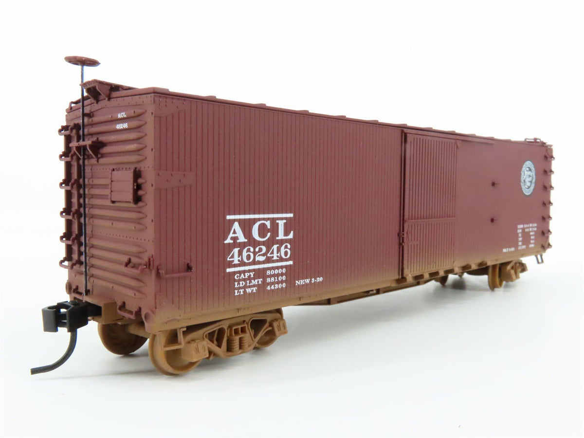 HO Scale Ertl 4989 ACL Atlantic Coast Line 50&#39; Double Sheathed Box Car #46246