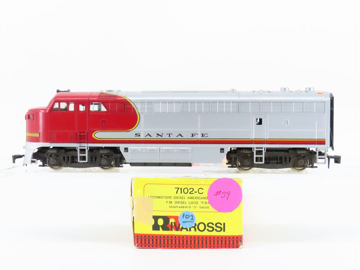 O Scale 2-Rail Rivarossi 7102-C ATSF Santa Fe FM A Diesel Locomotive