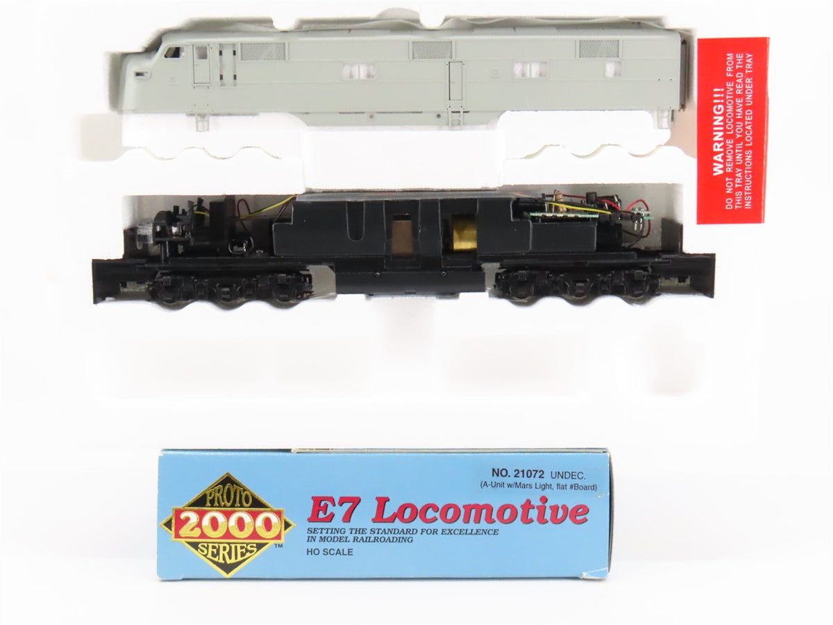 HO Scale Proto 2000 21072 Undecorated EMD E7A Diesel Locomotive - DCC Ready