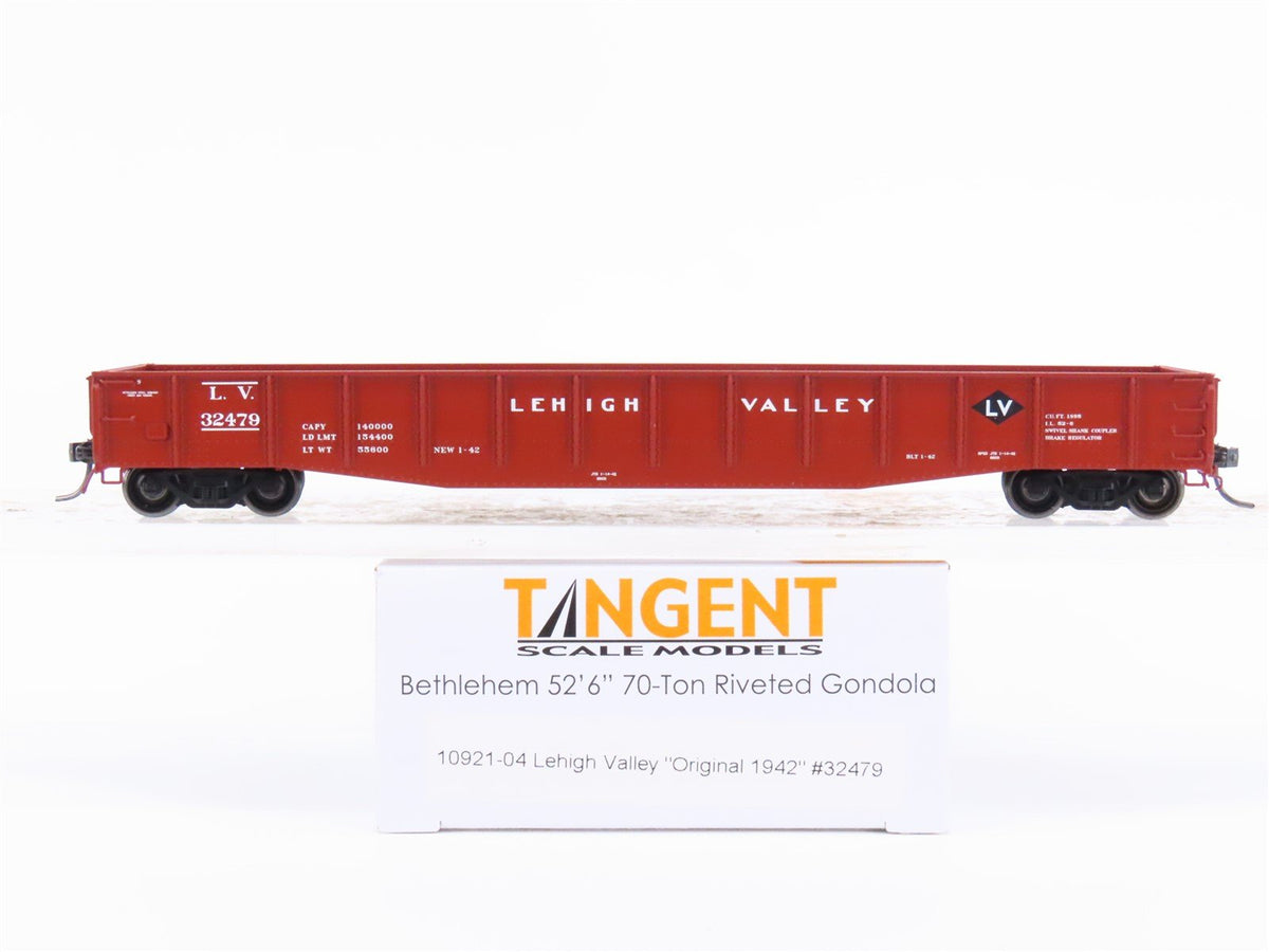 HO Scale Tangent 10921-04 LV Lehigh Valley Railroad Open Gondola #32479