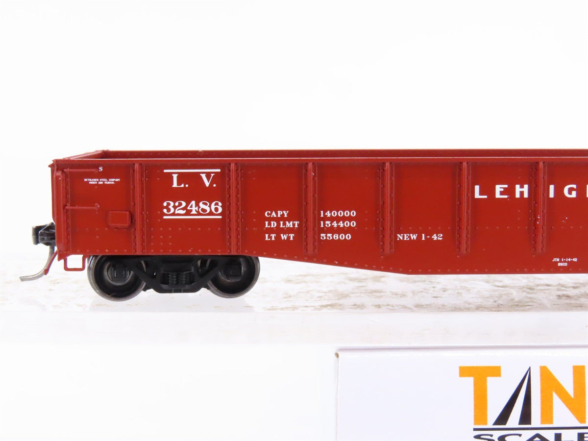 HO Scale Tangent 10921-05 LV Lehigh Valley Railroad Open Gondola #32486