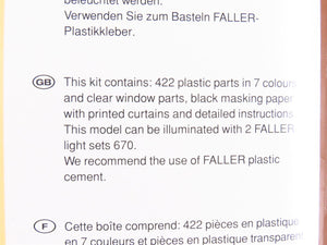 HO 1/87 Scale Faller Kit #420 District Court Building