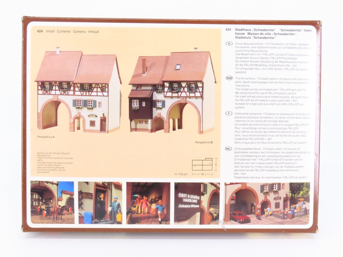 HO 1/87 Scale FALLER Kit #424 &quot;Schwabentor (Swabian Gate)&quot; Townhouse