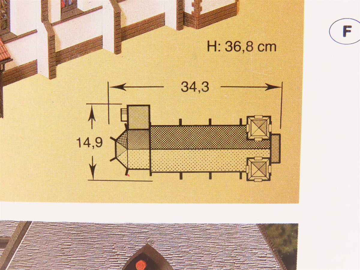 HO 1/87 Scale FALLER Kit #B-923 Cathedral