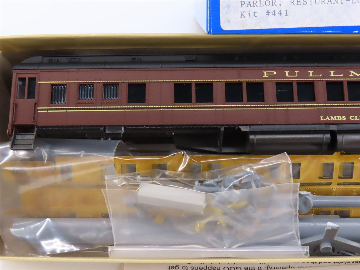 HO Scale Bethlehem Car Works 441 Brass PRR Pennsylvania Parlor Passenger Kit