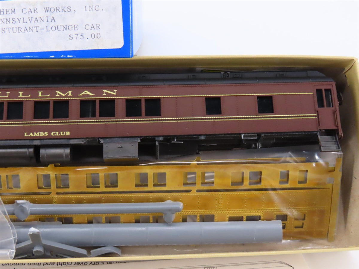 HO Scale Bethlehem Car Works 441 Brass PRR Pennsylvania Parlor Passenger Kit