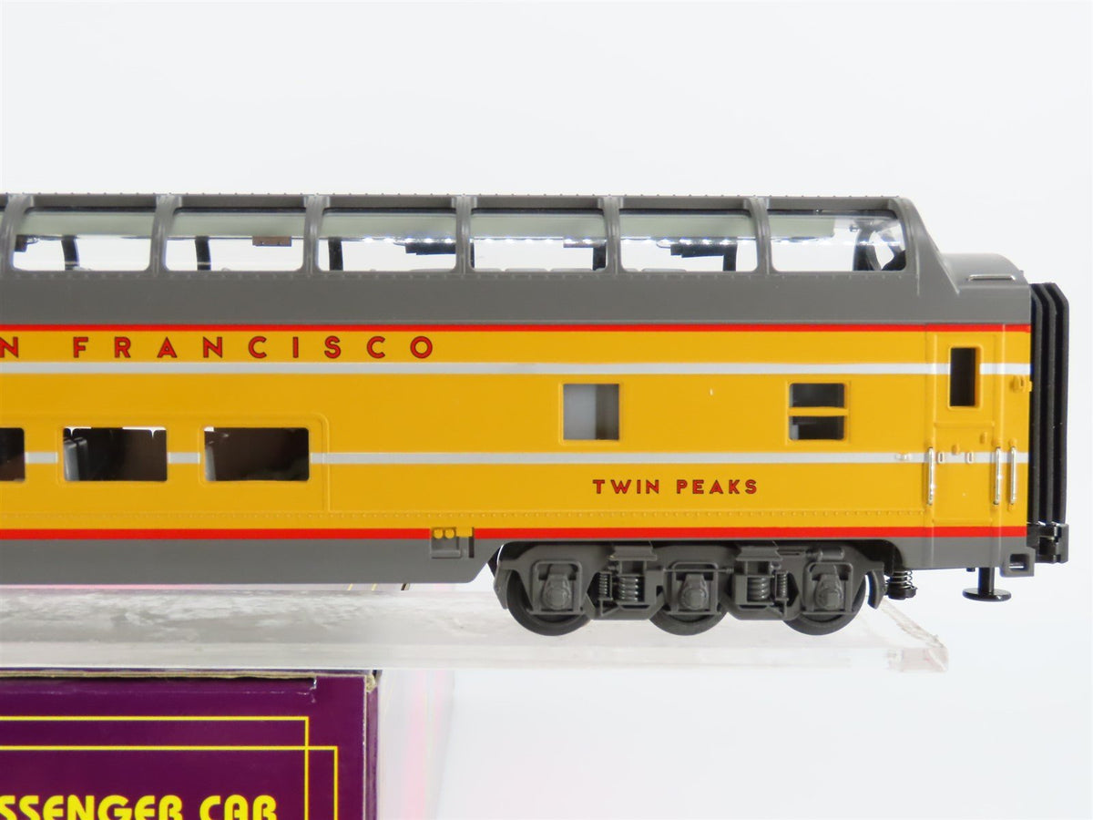 O Gauge 3-Rail MTH 20-6766 UP Union Pacific Vista Dome Passenger Car Twin Peaks