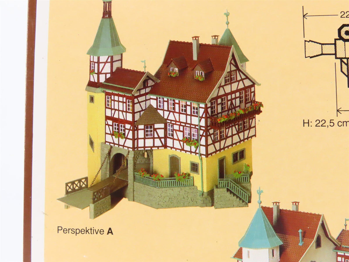 HO 1/87 Scale FALLER Kit #B-385 &quot;Falkeneck&quot; Hunter&#39;s Lodge Medieval Chateau