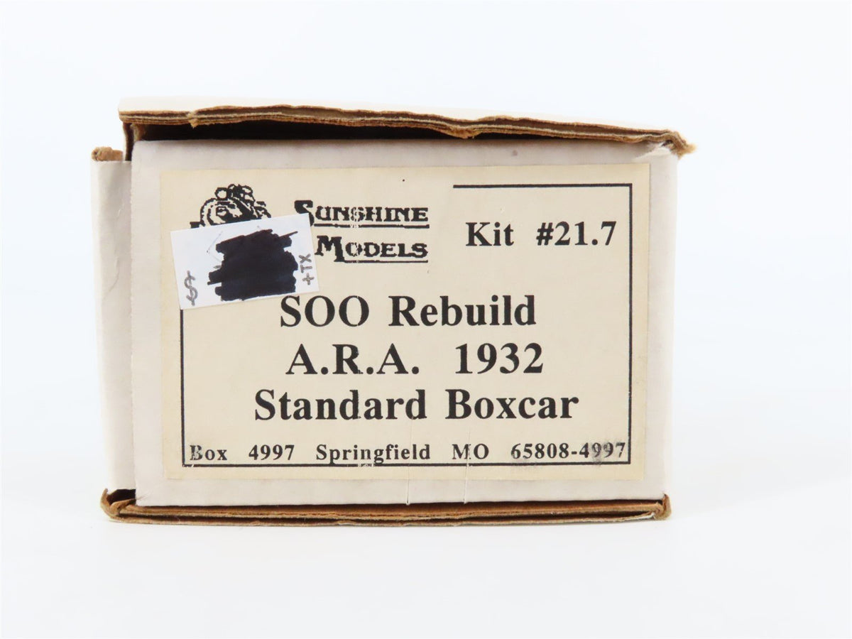 HO Scale Sunshine Models Kit #21.7 SOO Line Rebuild A.R.A. 1932 Box Car