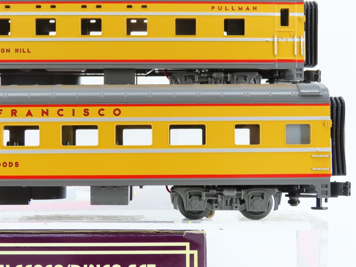 O Gauge 3-Rail MTH 20-6666 UP Union Pacific Streamlined Passenger 2-Car Set