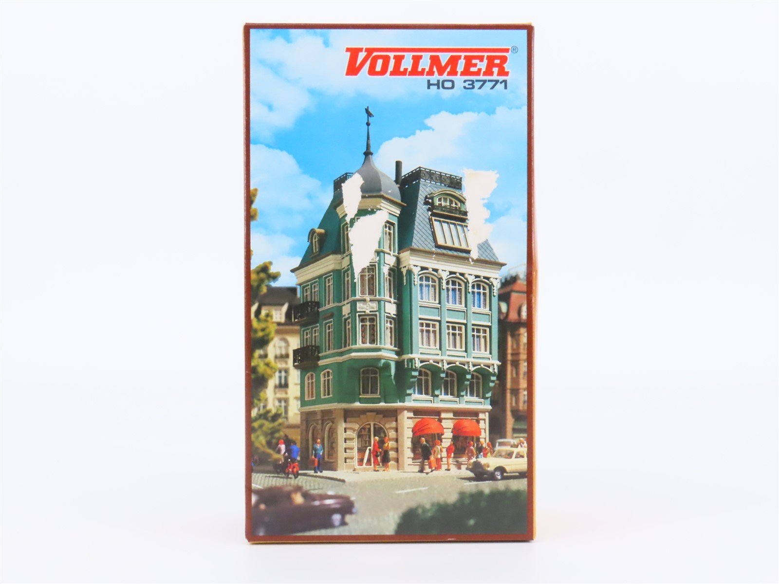 HO 1/87 Scale Vollmer Kit #3771 Corner Bank