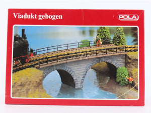 HO 1/87 Scale POLA Kit #624 Curved Stone Viaduct Bridge