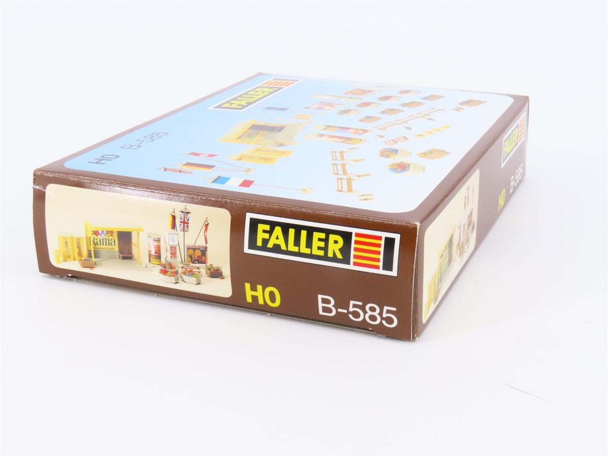 HO 1/87 Scale FALLER Kit #B-585 &quot;Town Accessories&quot; Scenery Set