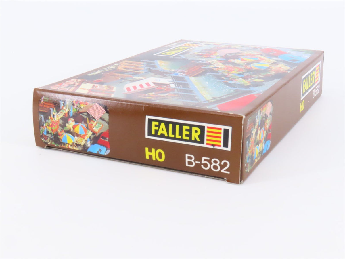 HO 1/87 Scale FALLER Kit #B-582 &quot;Farmers Market&quot; Scenery Set