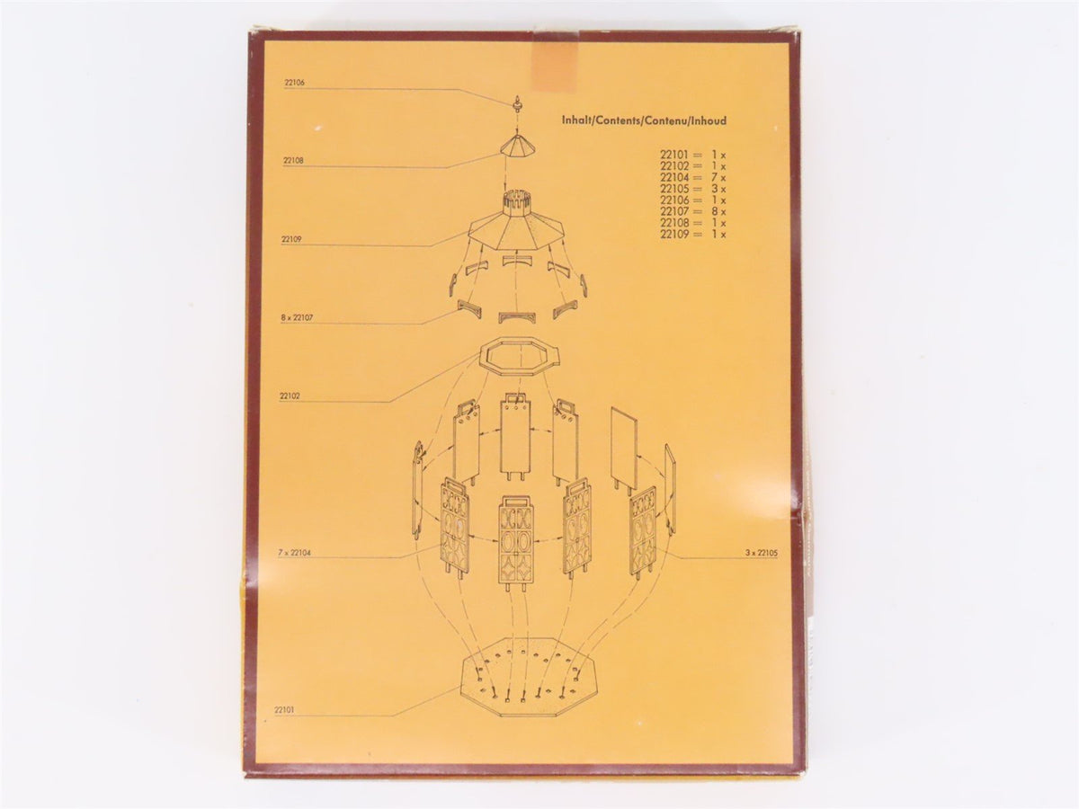 HO 1/87 Scale Vollmer Kit #3762 Public Convenience Restroom