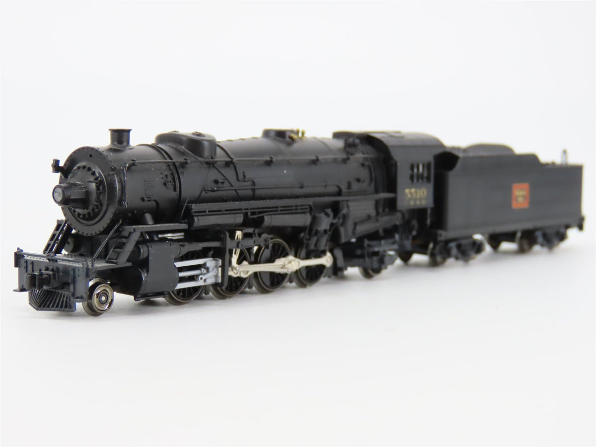 N Scale KATO 126-0211 CBQ Burlington 2-8-2 Steam Locomotive #5510