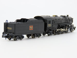 N Scale KATO 126-0211 CBQ Burlington 2-8-2 Steam Locomotive #5510