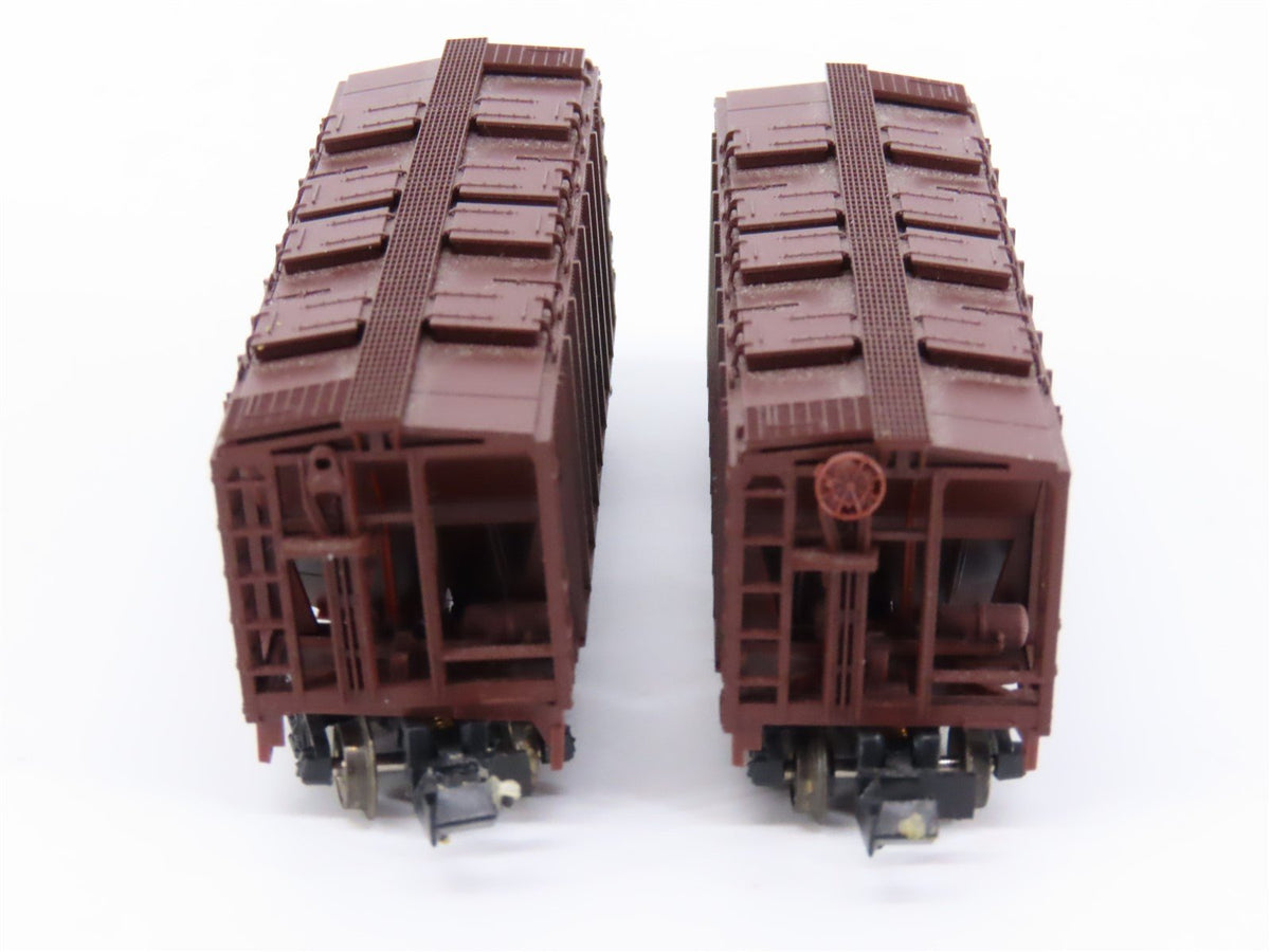 N Scale Kato 186-0101 ATSF Santa Fe Covered Hopper 2-Pack #1